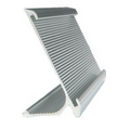 Desk Top Grooved Metal Nameplate Holder (2"x10")